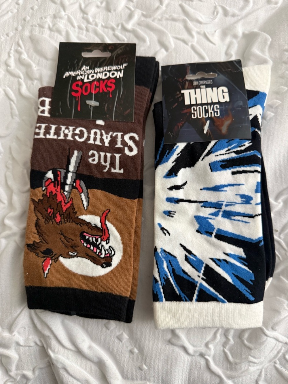 The Thing and The Slaughtered Lamb Graphic Crew Socks - Picture 2 of 3